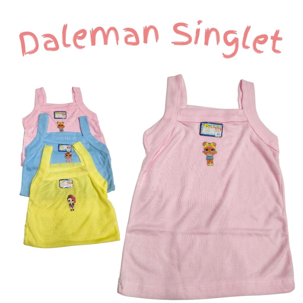 daleman singlet anak cewek / kaos dalam anak cewek / kaos dalam anak bowen