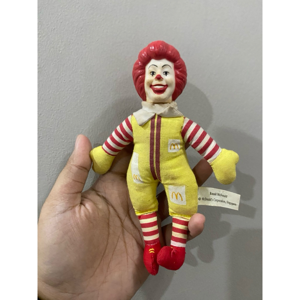 Boneka Vintage Ronald Mcd Doll Mcdonald Preloved