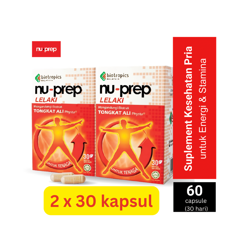 Nu-Prep - Ekstrak Akar Tongkat Ali - BUNDLING (30 Kapsul)