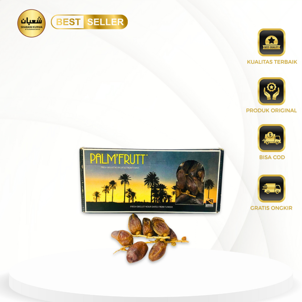Kurma Tunisia Tangkai Palm Fruit 500gr / Kurma Tunisia Tangkai Palm Fruit / Shabani kurma