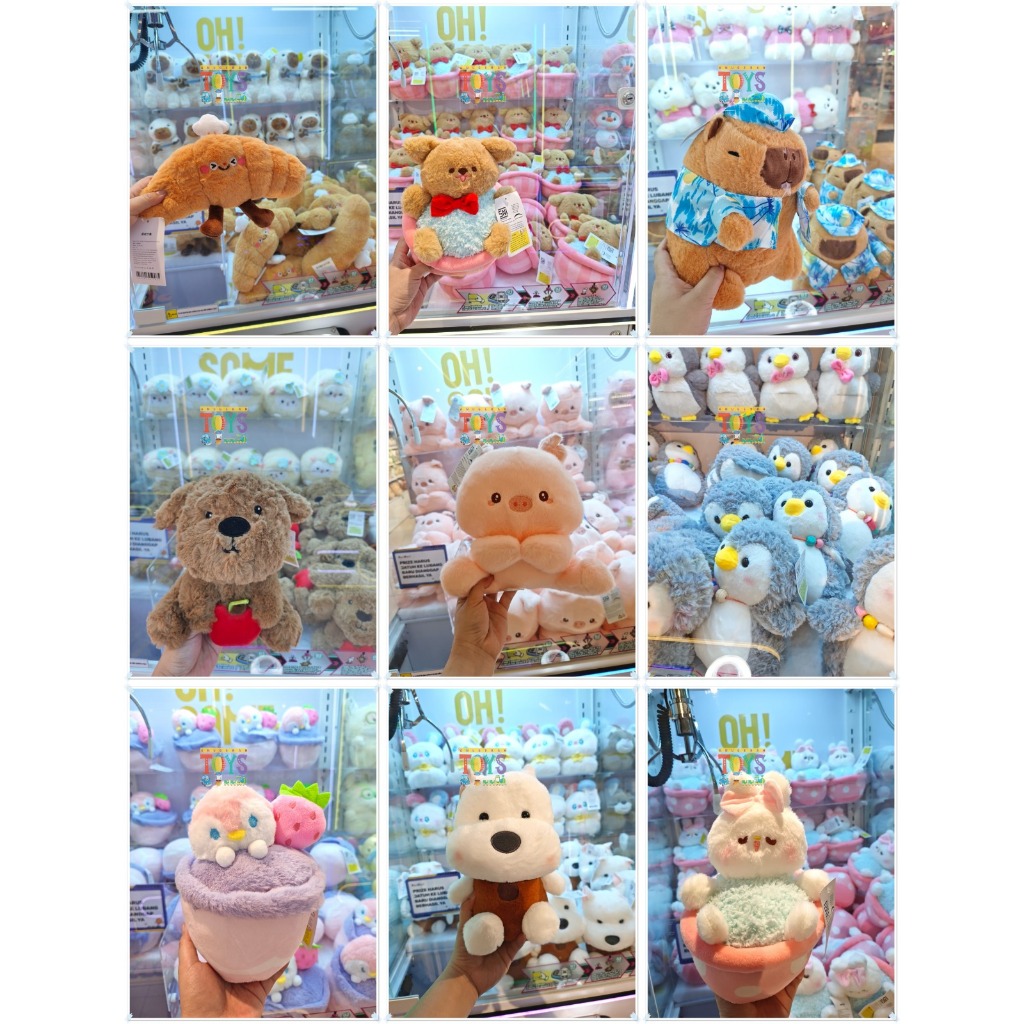 Mainan Boneka - Capit Boneka - Capitan Claw Machine - Boneka Baru Lucu