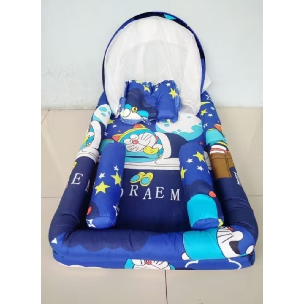 PROMO  KASUR BAYI SET LENGKAP KELAMBU DI PISAH