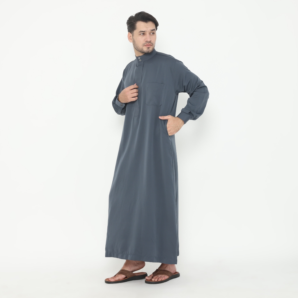 SHOHIB Gamis Pria LENGAN PANJANG MANSET