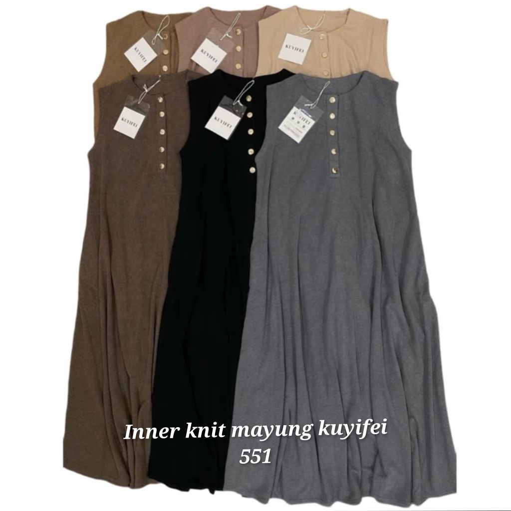 Inner dres knit premium kuyifei busui 551