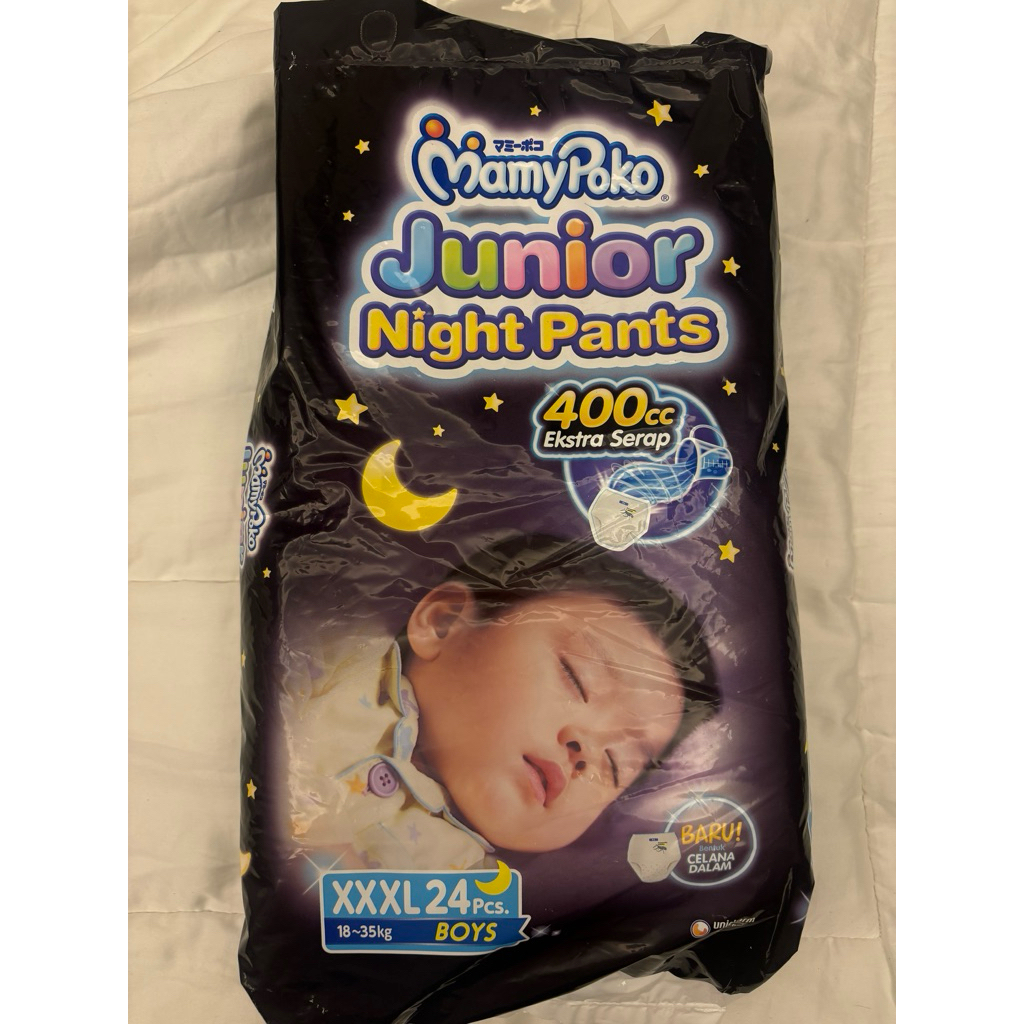 Mamy Poko Junior Night Pants Boys XXXL Popok Celana Jumbo (Jual per piece/ satuan/ eceran)