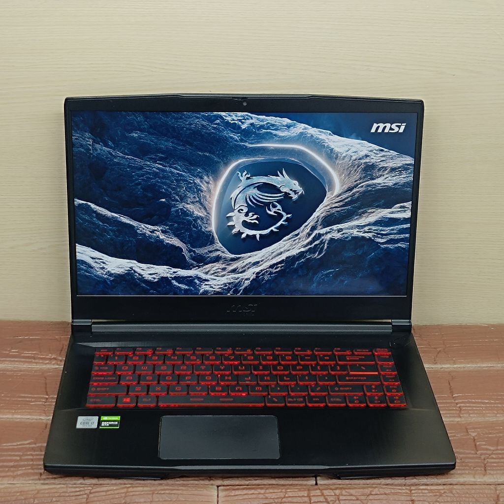Laptop MSI GAMING GF63 Thin 10SCSR Intel Core i7-10750H RAM 8GB SSD 512GB GTX 1650 Ti GEN10