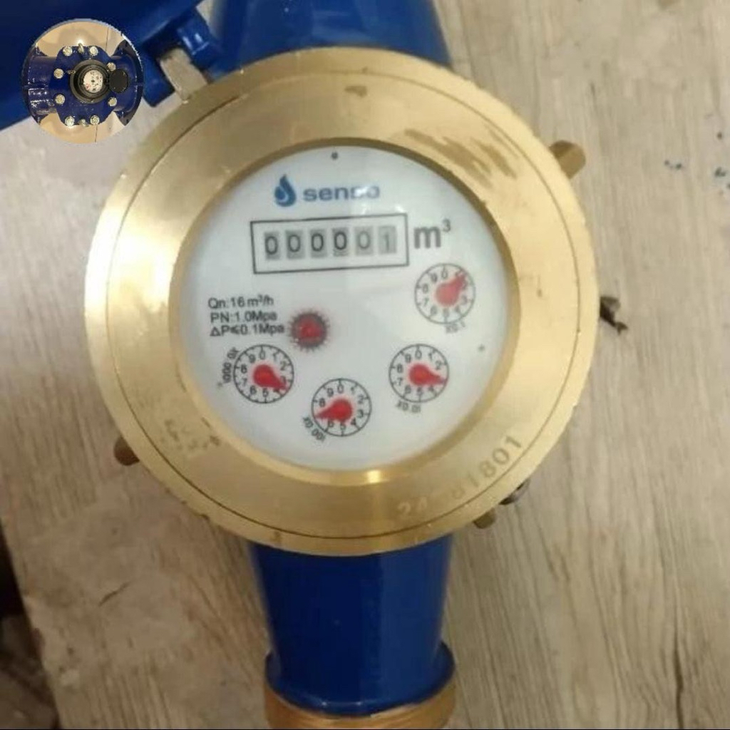 Jual Water Meter Senso Size 1.5 Inch DN 40 mm / Meteran Air Senso Murah