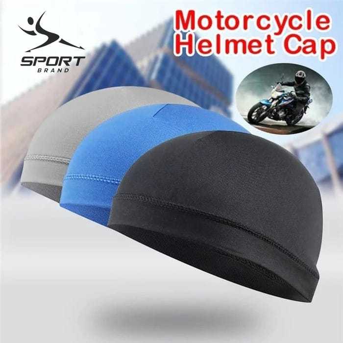 PREMIUM Penutup Kepala - Helm Motor - Topi Kupluk Pria - Cover Helm K1