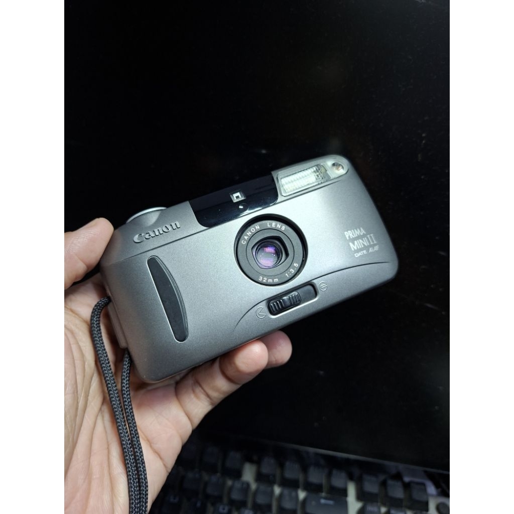 kamera analog film jadul canon prima mini ii bukan mju