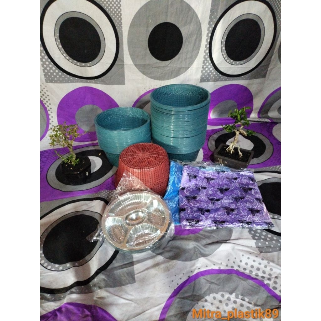 PAKET HAJATAN 300 PCS 100 WAKUL HAJATAN + 100 PCS MIKA + 100 KRESEK MOTIF