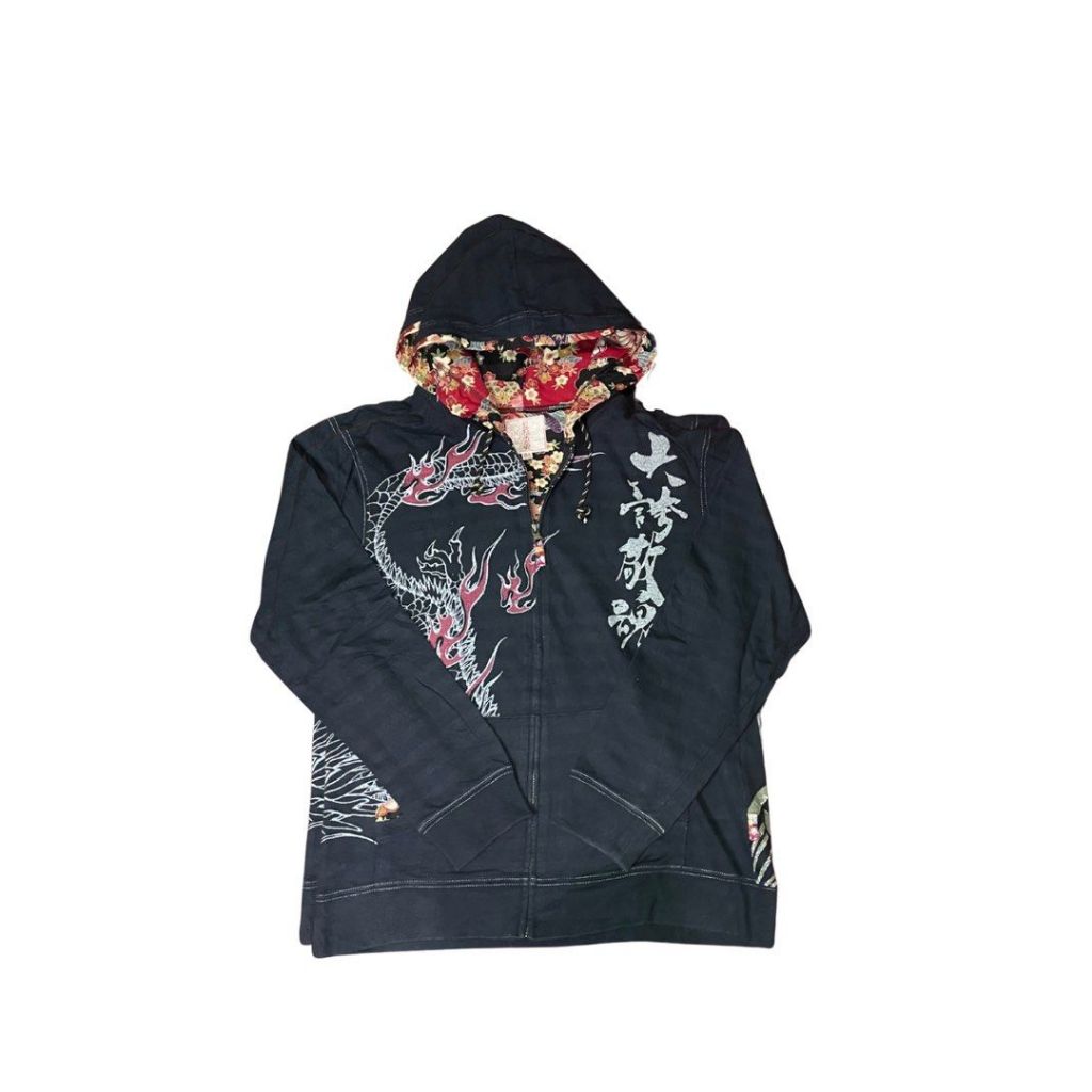 Hoodie Sukajan Dragon Art