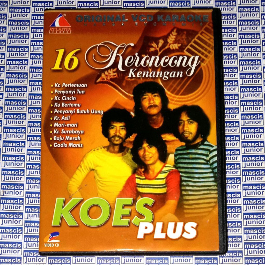 VCD Koes Plus - 16 Keroncong Kenangan V CD Original