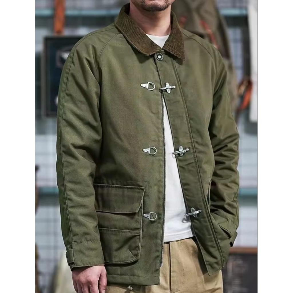 Jaket Parka American casual spring new/Fireman claps jaket