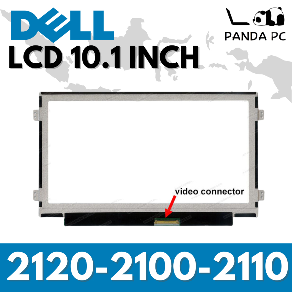 Layar Laptop Dell Latitude 2100 2110 2120 Layar LCD LED 10.1 Inch