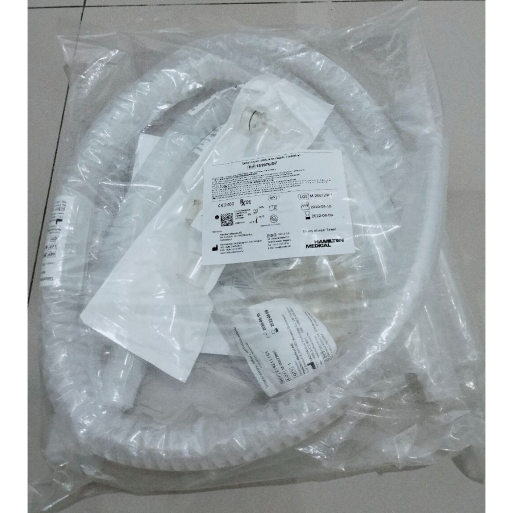 Breathing Sirkuit Set Reusable Original Adult/Dewasa Ventilator Hamilton