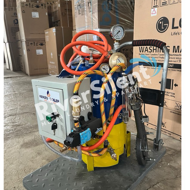 boiler kenzo 30kg full otomatis (tanpa setrika dan selang setrika)