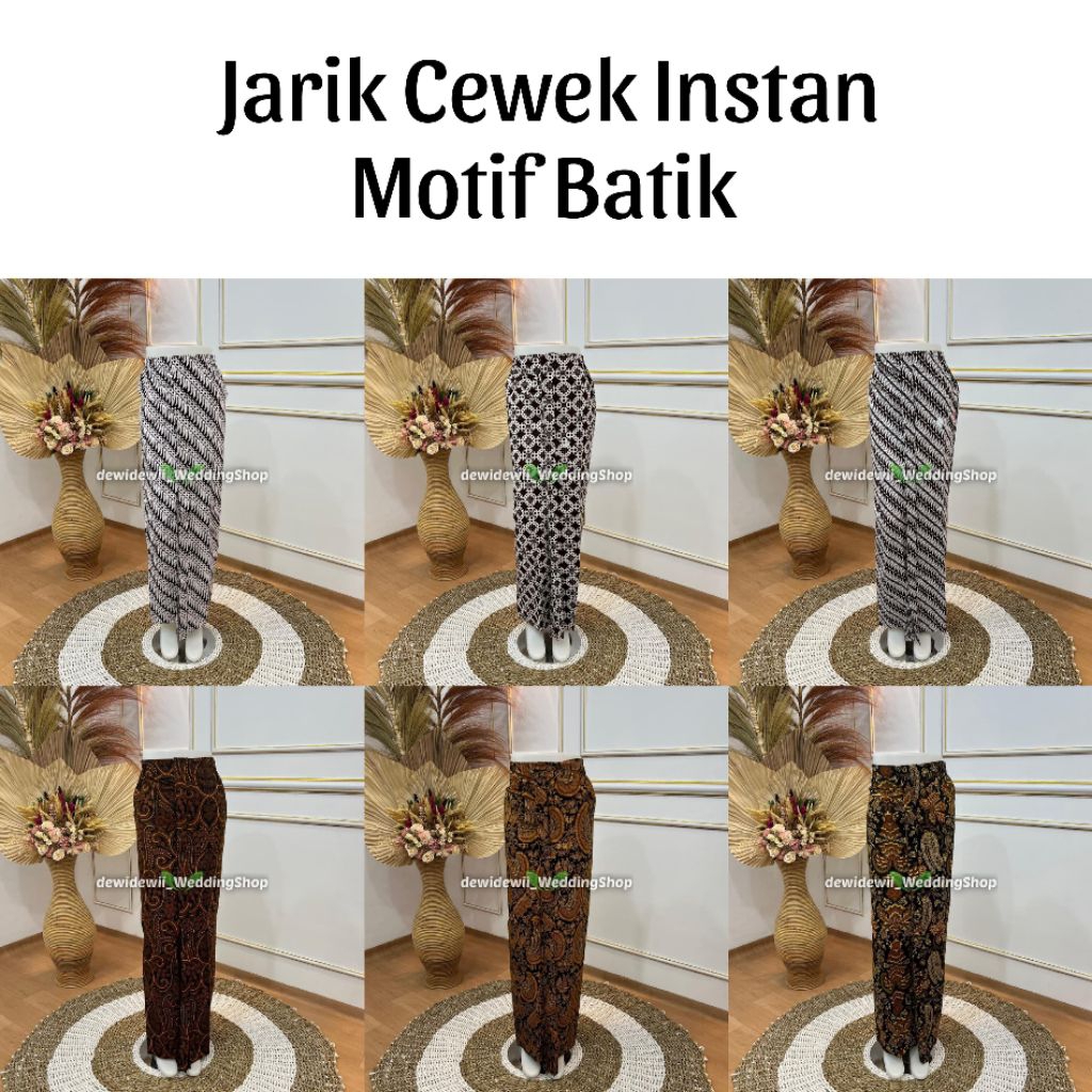 [1 Jarik] Jarik Cewek Wiru Instan | Jarik Cewek Motif Lengkap Size Standar Dan Jumbo ~ JCEW