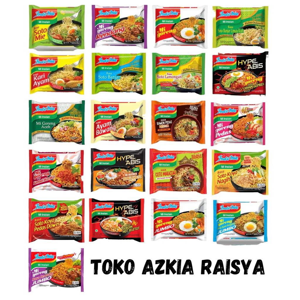 MIE INSTAN INDOMIE ALL VARIAN