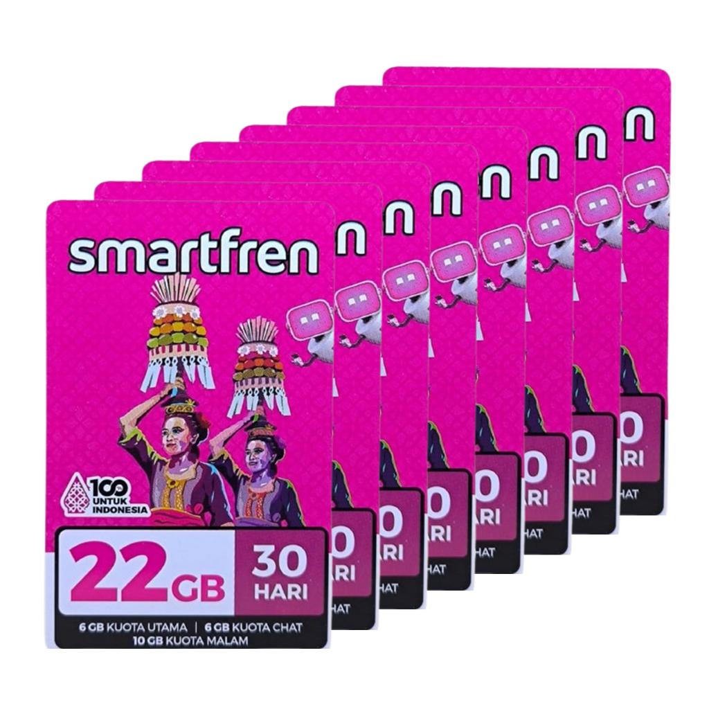 Voucher Data Internet Smartfren 22GB 30 Hari