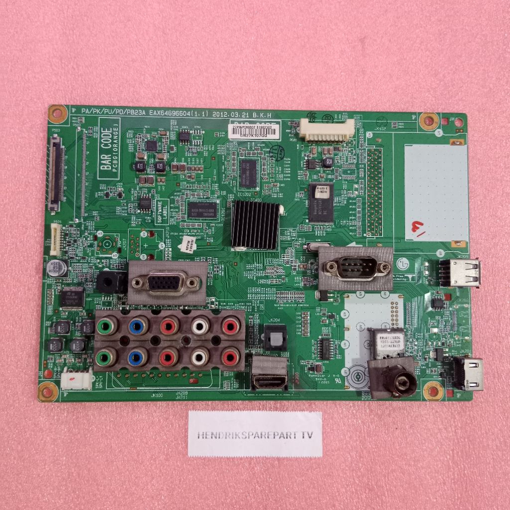 MB TV PLASMA LG 42PA4500 - MESIN TV MAINBOARD LG 42PA4500