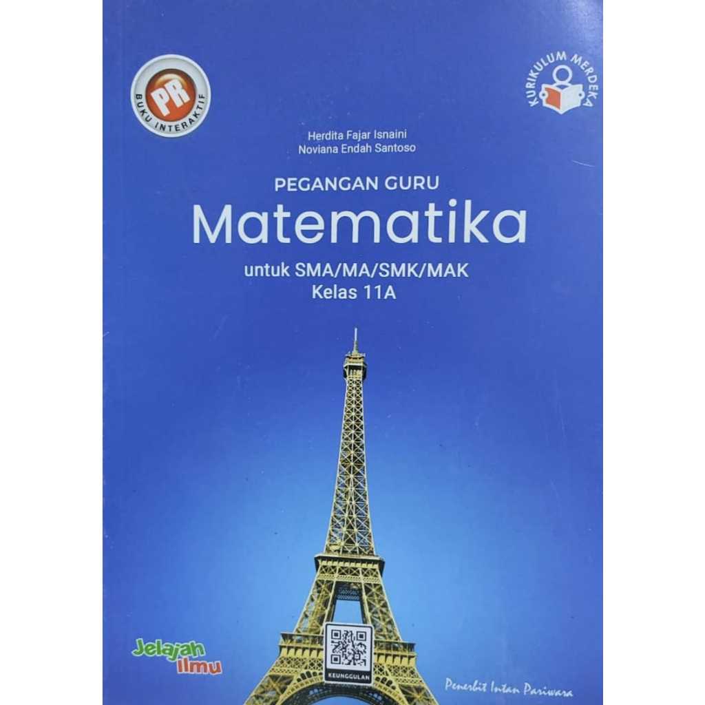 Buku Pegangan Guru/Kunci Jawaban Kelas 11A Semester 1 Intan Pariwara Tahun 2024