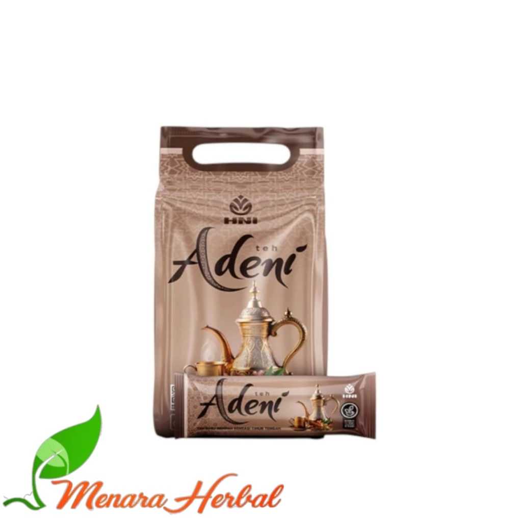 Teh Susu Rempah Adeni | Teh Adeni HNI Minuman Serbuk Per Pouch
