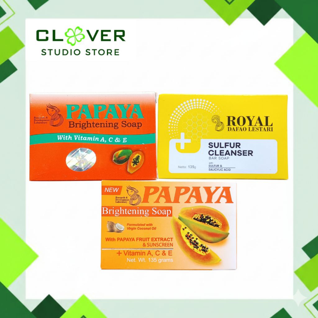 SABUN PAPAYA RDL LOKAL BUATAN PABRIK INDONESIA (BUKAN IMPORT FILIPIHINA)