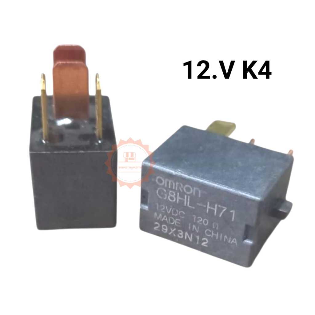 Relay Ac Mobil Omron / Relay Power 12V 4 Kaki Universal