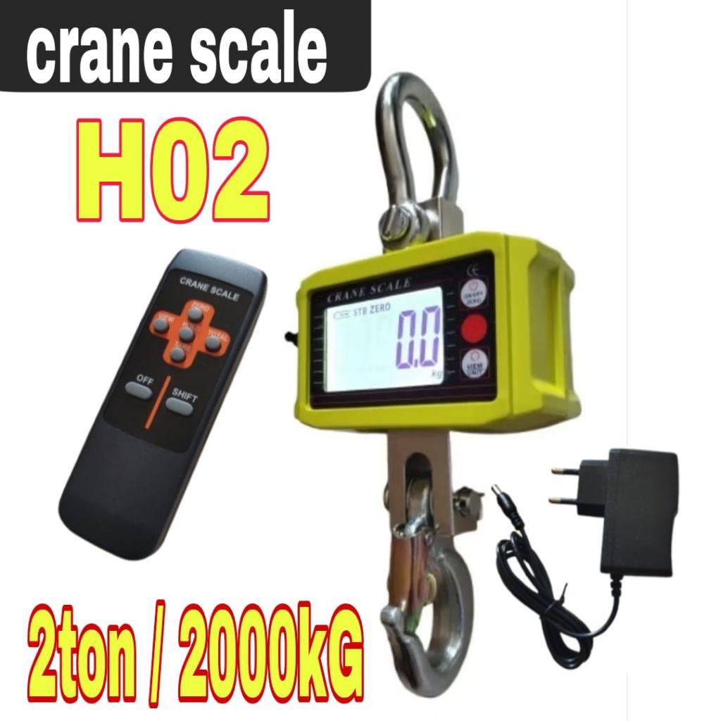 timbangan gantung digital 2ton 2000kg crane scale 2 ton