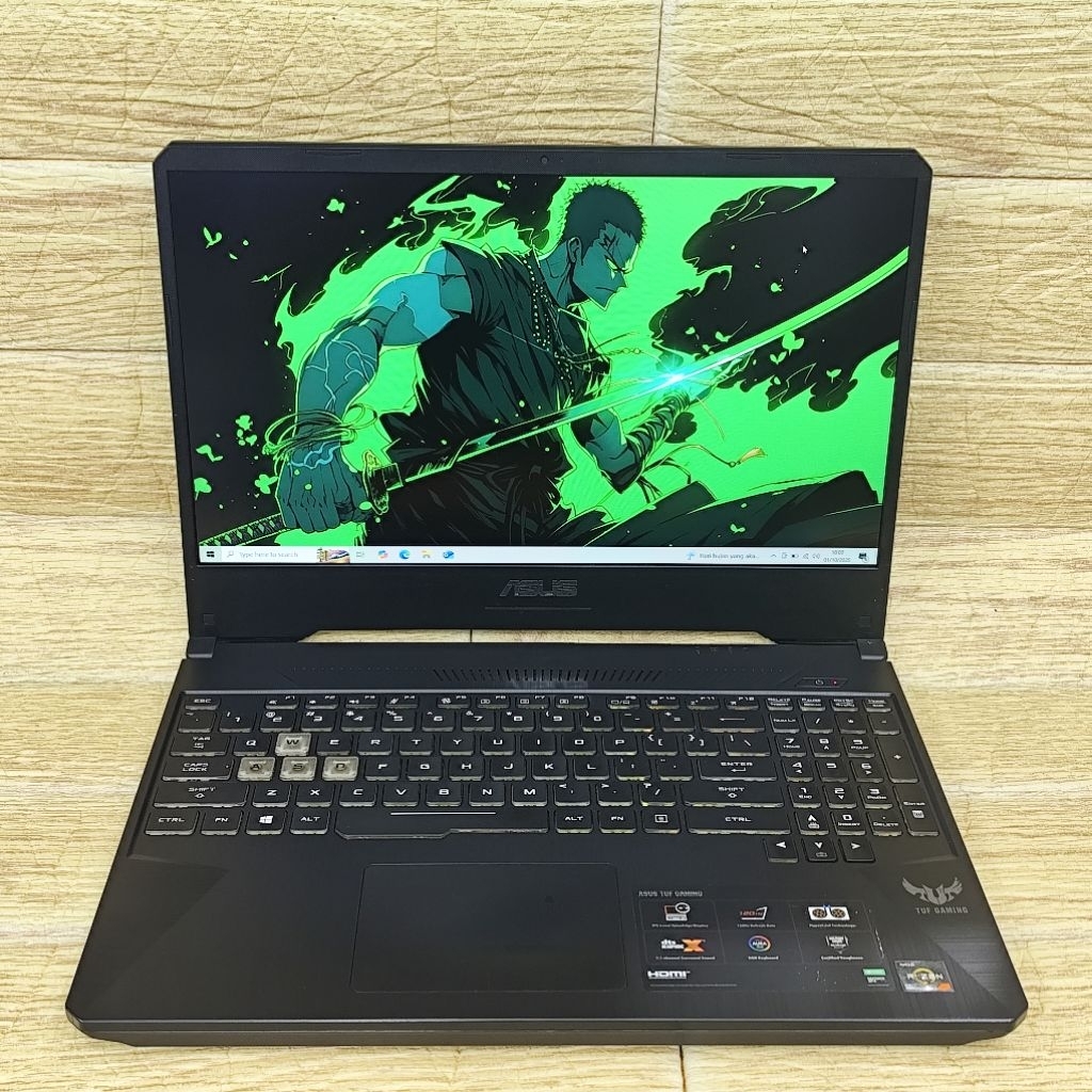 Laptop 2nd GM ASUS TUF FX505DT Ryzen 7 3750H RAM 8GB SSD 512GB GTX 1650