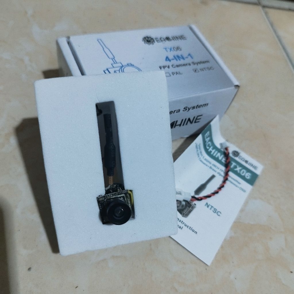 Eachine TX06 700TVL 5.8Ghz Smart Audio Mini FPV Kamera AIO Pemancar RC Drone Tiny Whoop