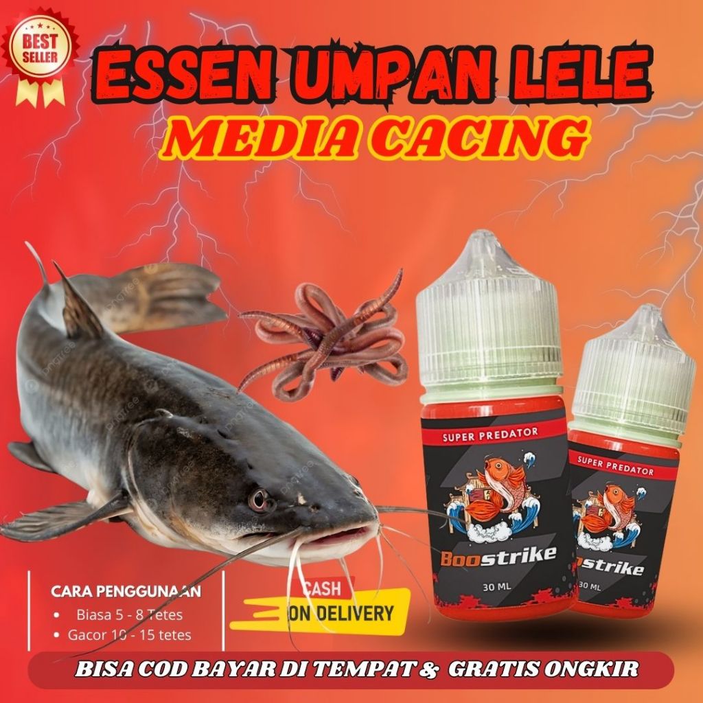 Essen Ikan Lele Galatama Media Cacing | Essen Boostrike Super Predator