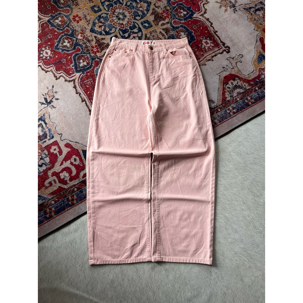 OOTJ SEOUL BAGGY JEANS PINK BEACH