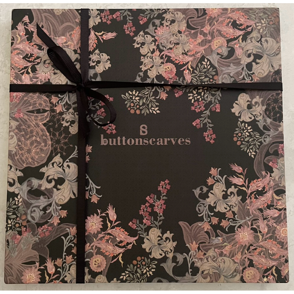 Topkapi ButtonScarves Black RARE New FullSet