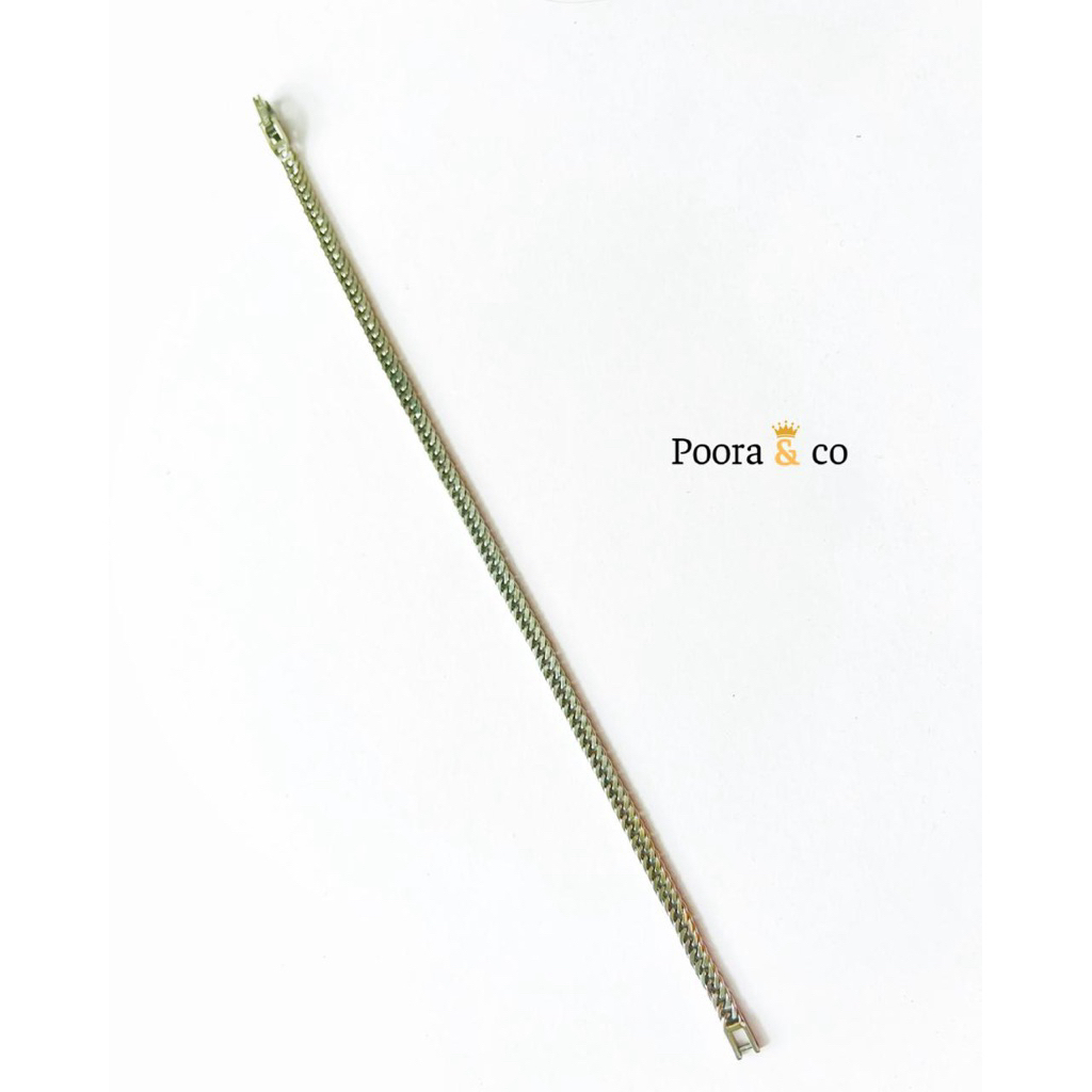 GELANG RANTAI UNISEX TITANIUM ASLI | Gelang Titanium