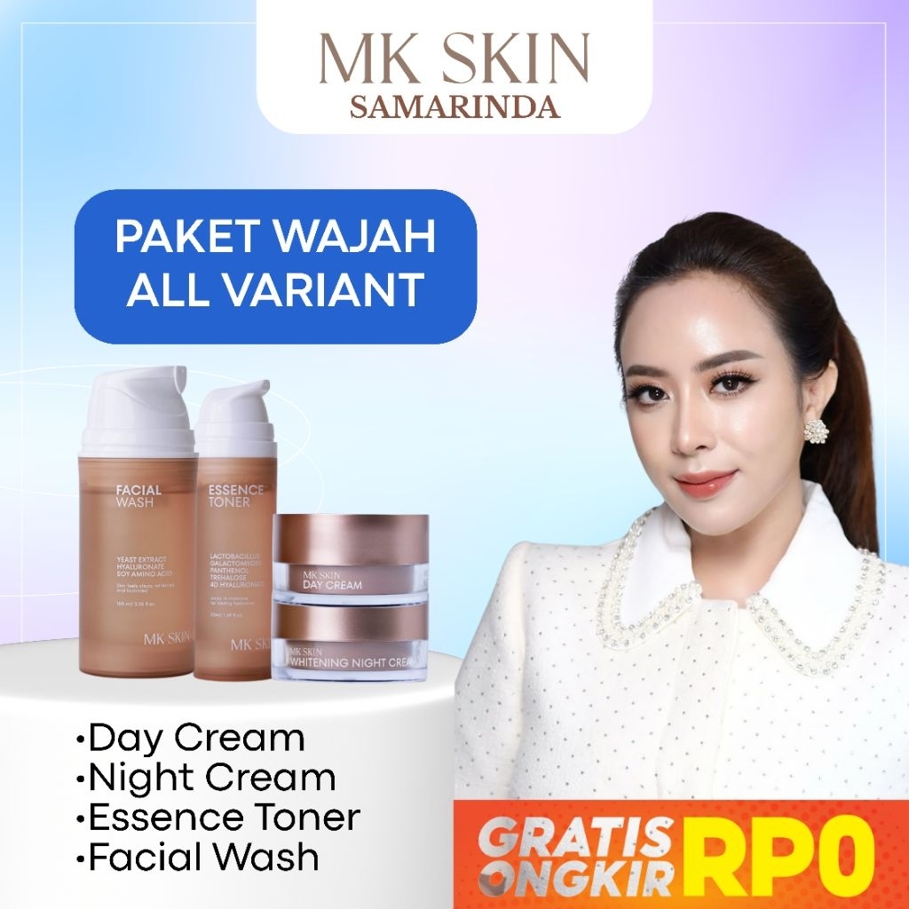 MK SKIN - Satuan dan Paket Whitening Series | Paket Acne | Paket Melacare | Paket Wajah By Maharani 
