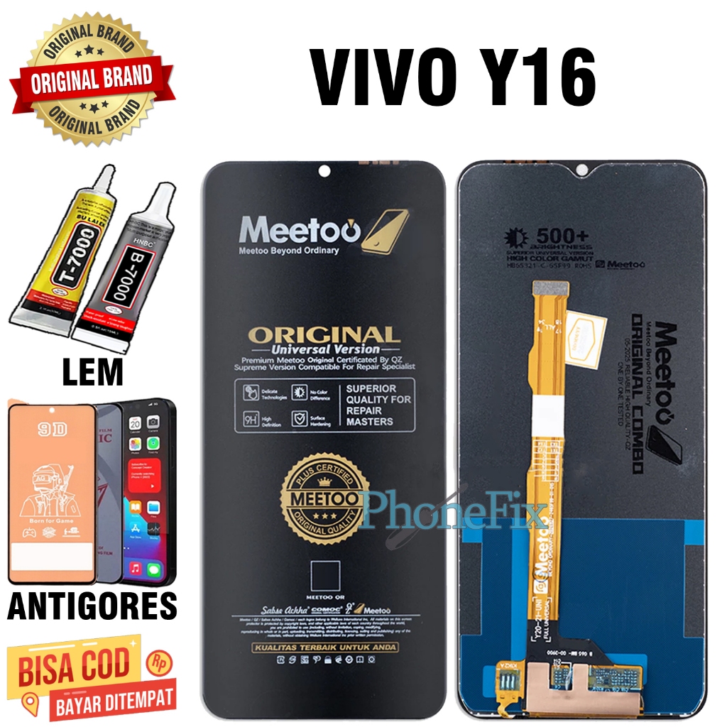 Lcd Touchscreen VIVO Y16 Original Fullset Lcd VIVO Y16 OEM Quality