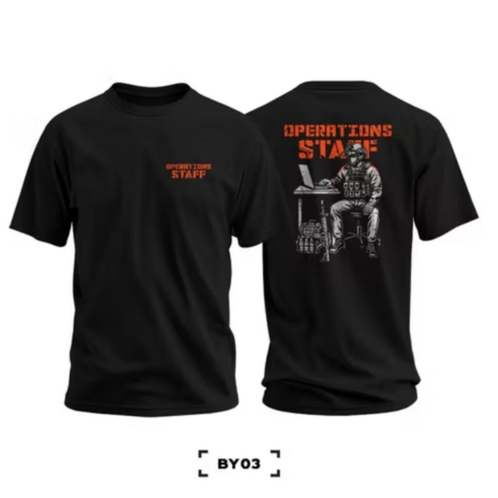 Kaos T-shirt - Operation Staff - Kaos Distro unisex
