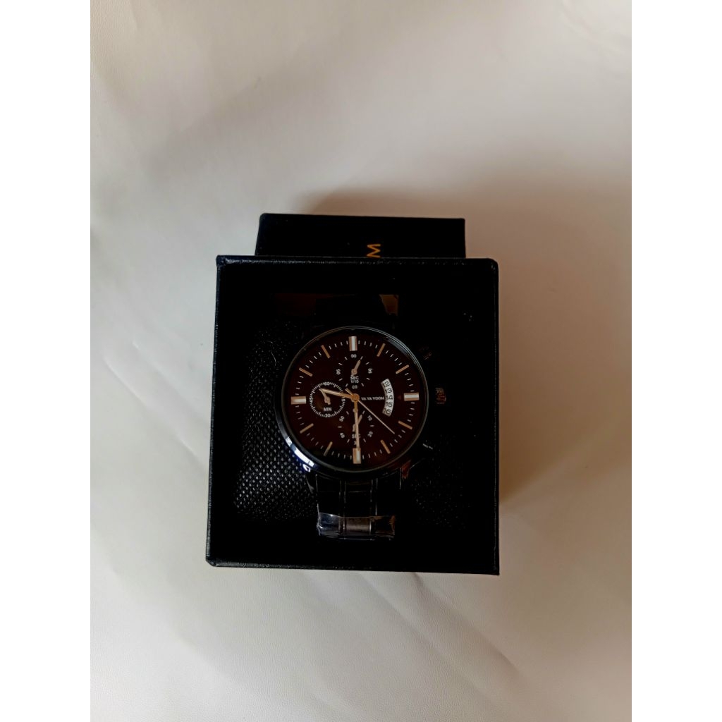 vavavoom Jam Tangan Pria 100% Original Chrono Aktif Kulit,Tahan air