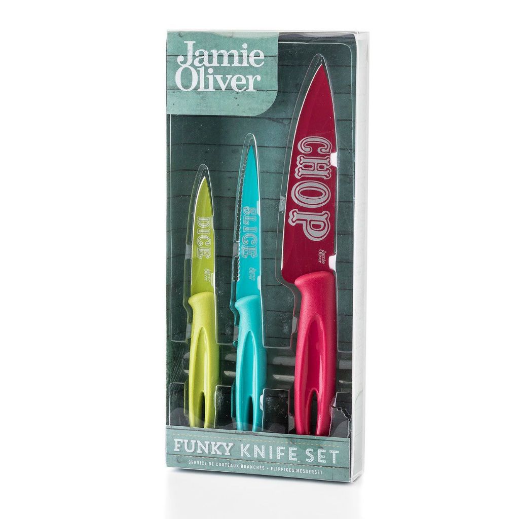 Jamie Oliver Funky Knife Set Isi 3