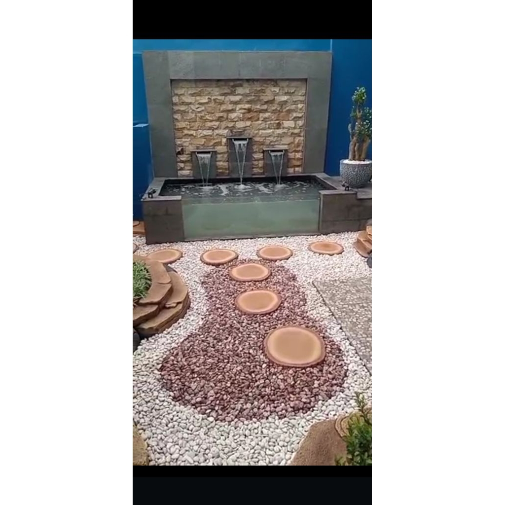 kolam ikan koi minimalis dengan kaca