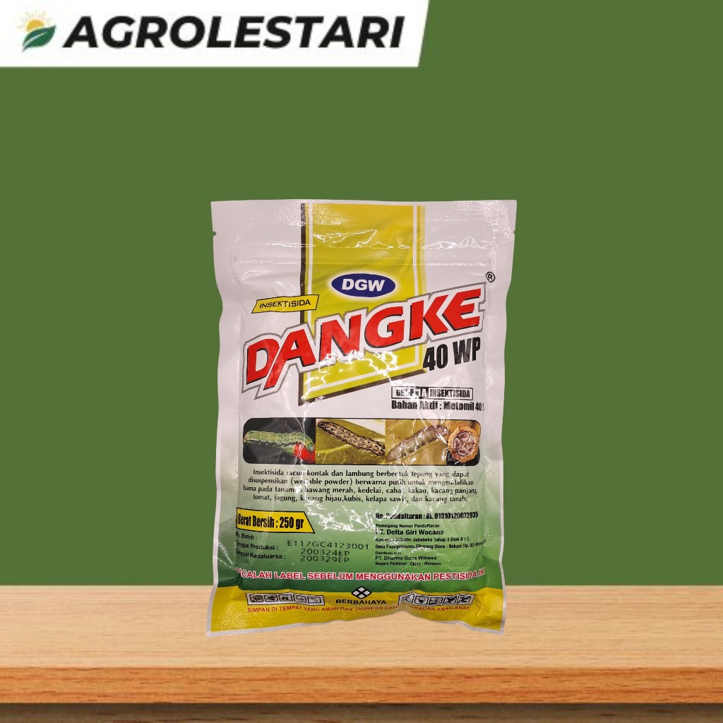 TERUJI AMPUH INSEKTISIDA DGW Dangke 40WP - untuk hama ulat grayak dan telur ulat grayak berbahan akt