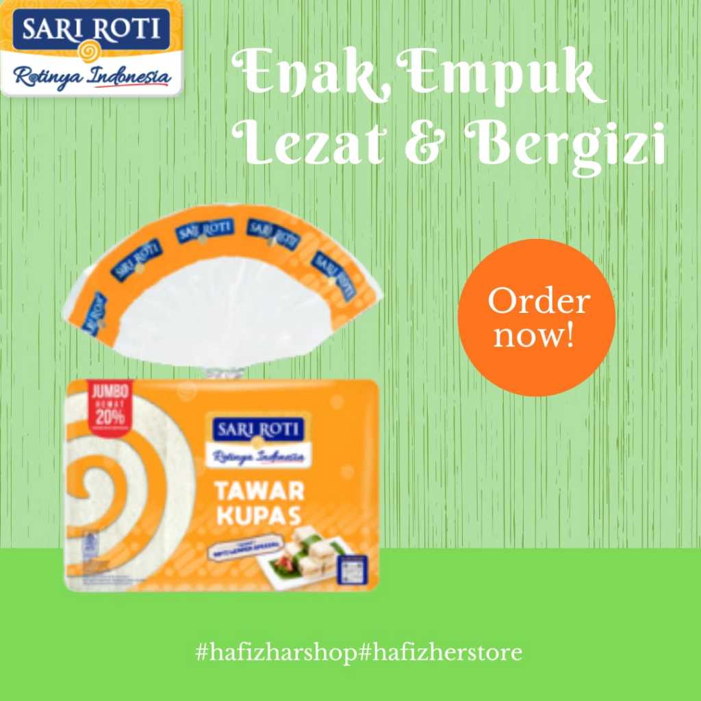 Roti jumbo isi 15 slice sari roti