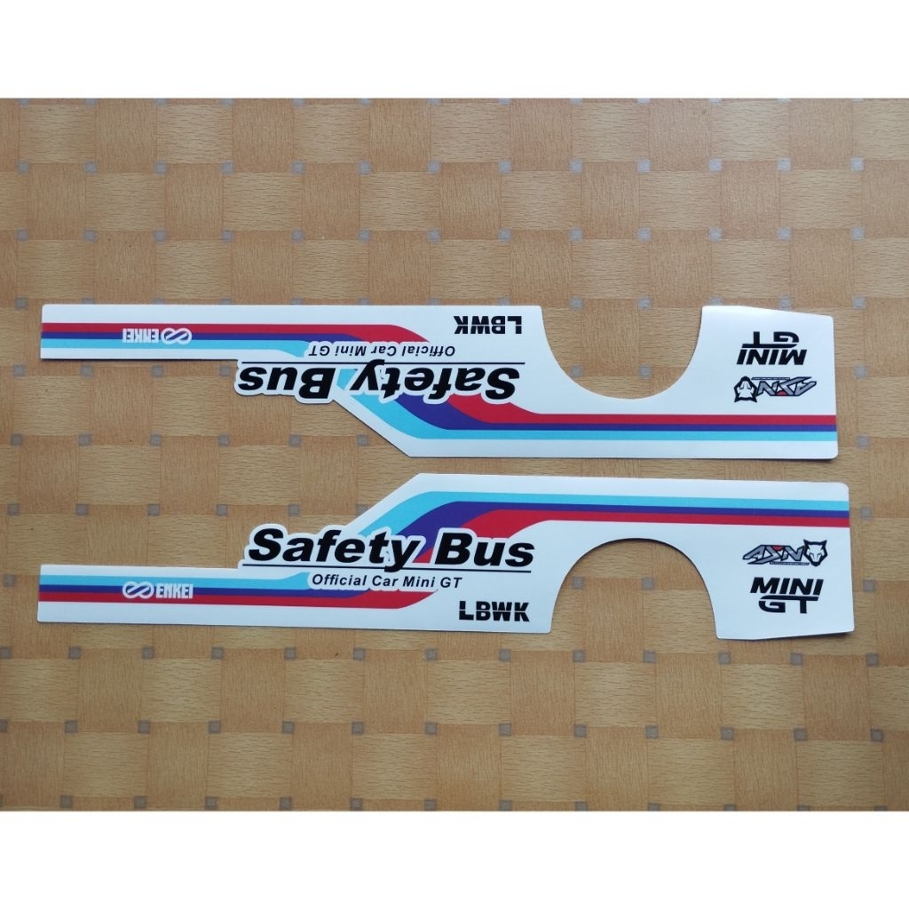 Stiker livery LBWK miniatur bus rkc