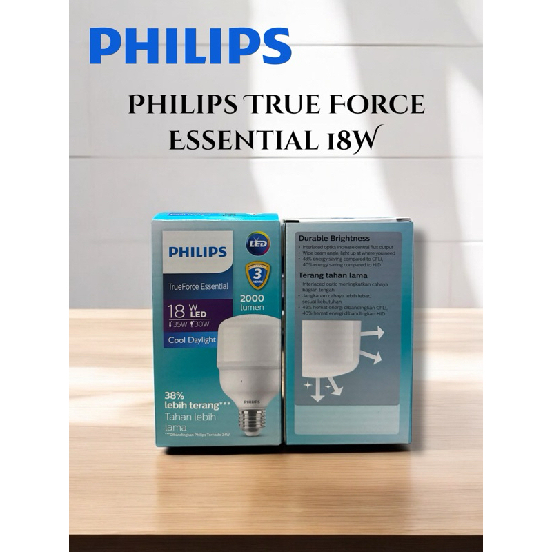 Philips Lampu LED Trueforce Essential 18W - LED Philips Cool daylight 18 watt