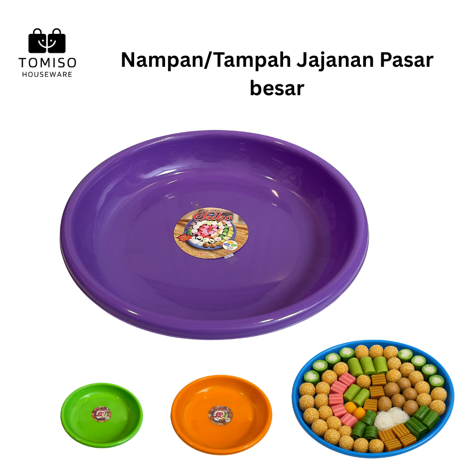 Nampan/Tampah Jajanan Pasar Besar | Nampan Bulat Tampah