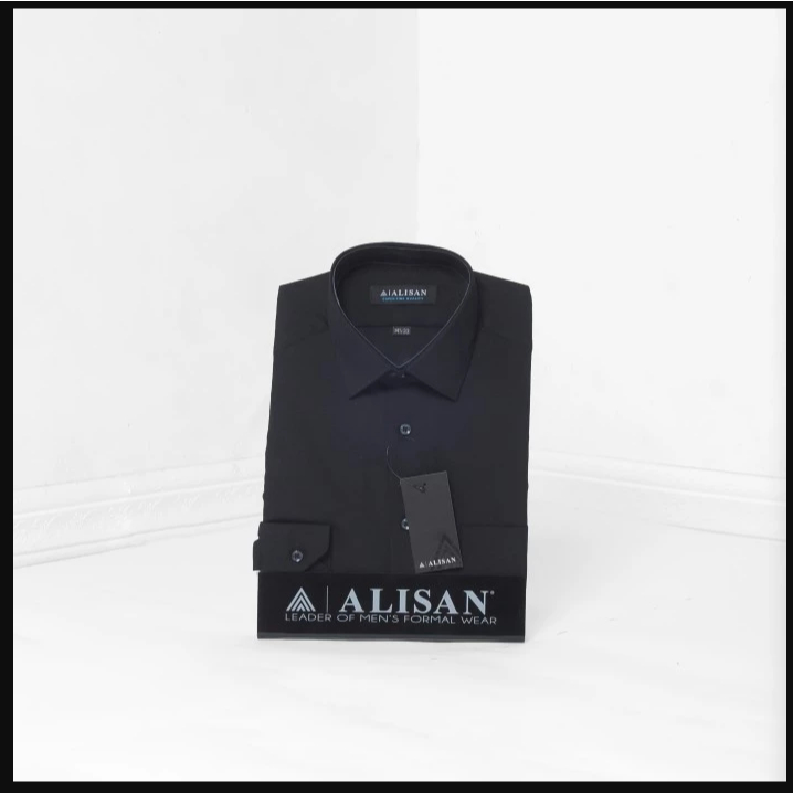 Kemeja Alisan Lengan Panjang SLIMFIT Polos Kemeja Alisan Pria Kemeja Kerja Lengan Panjang