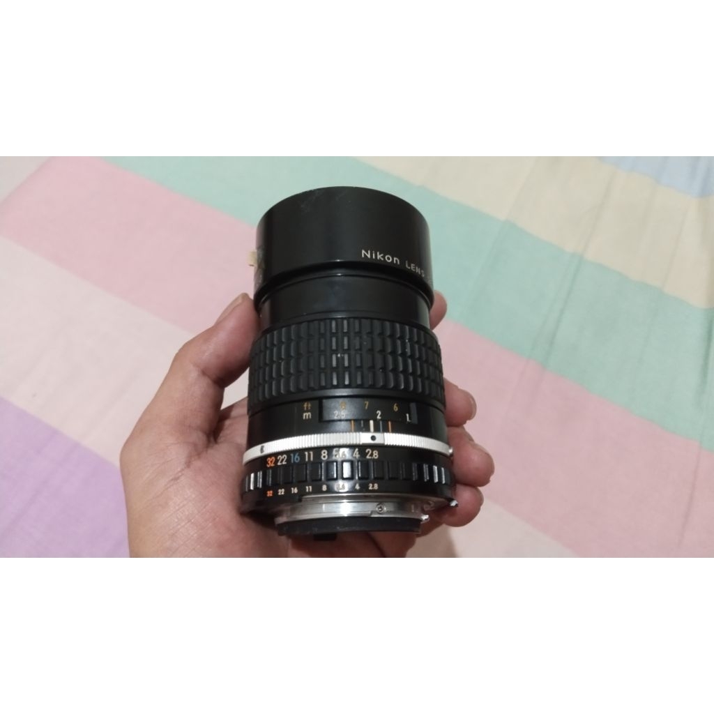 lensa manual nikon 135mm f2.8 E series