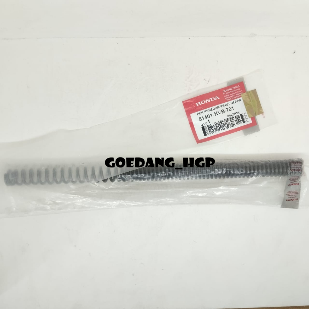 Spring FR Fork Per Shock Depan VARIO 110 Techno ORI AHM 51401KVBT01