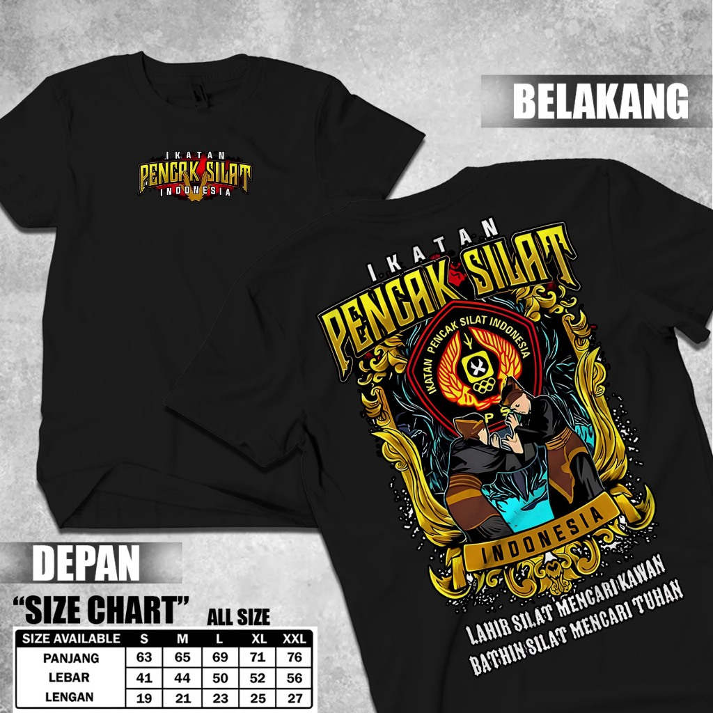 KAOS PENCAK SILAT INDONESIA KAOS IPSI T-SHIRT PENCAK SILAT KAOS IPSI MURAH KAOS SEDULURR SILAT KAOS 